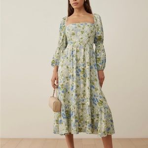 New Reformation Mica dress in Amie